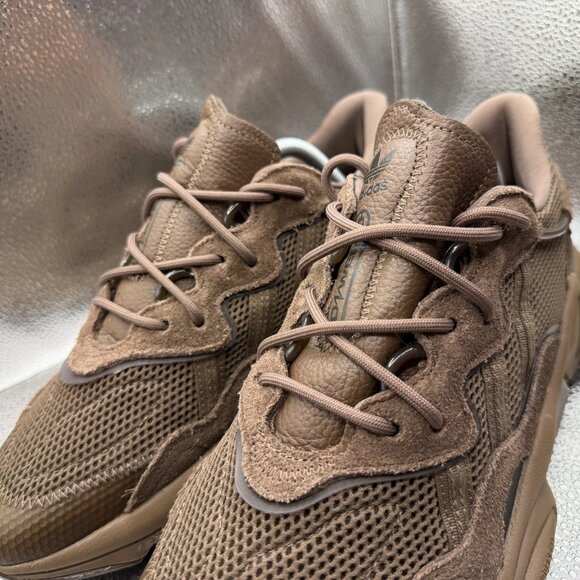 Size 10 Adidas Ozweego Earth Strata Dark Brown Lace Up Womens Sneakers IG4184 - Picture 9 of 13